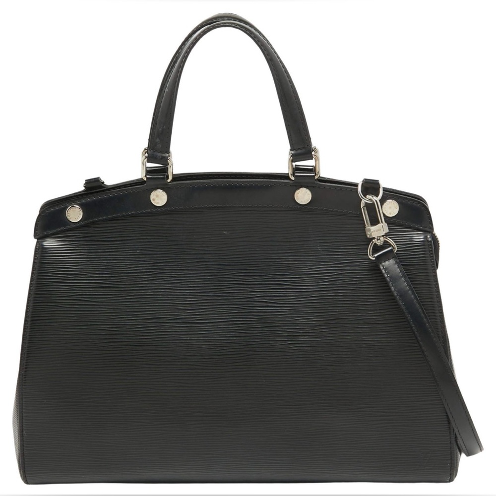 **CERTIFIED AUTHENTIC Louis Vuitton Black Epi Leather Brea MM Bag
